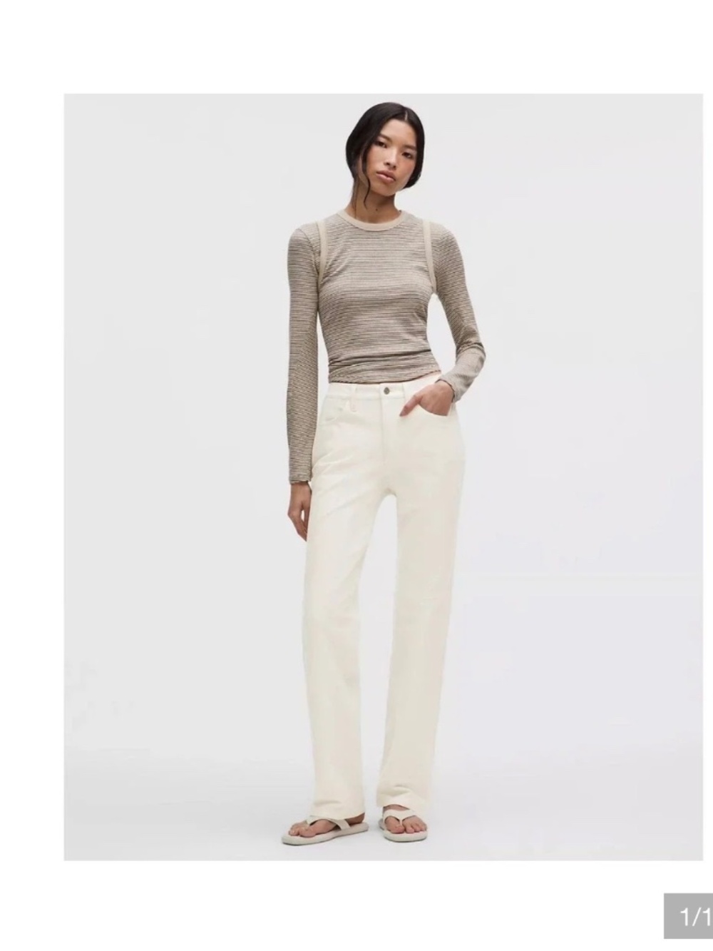 NWT LULULEMON EASYFIVE MID-RISE RELAXED STRAIGHT PANT *REG / SIZE 26 / MSRP $148